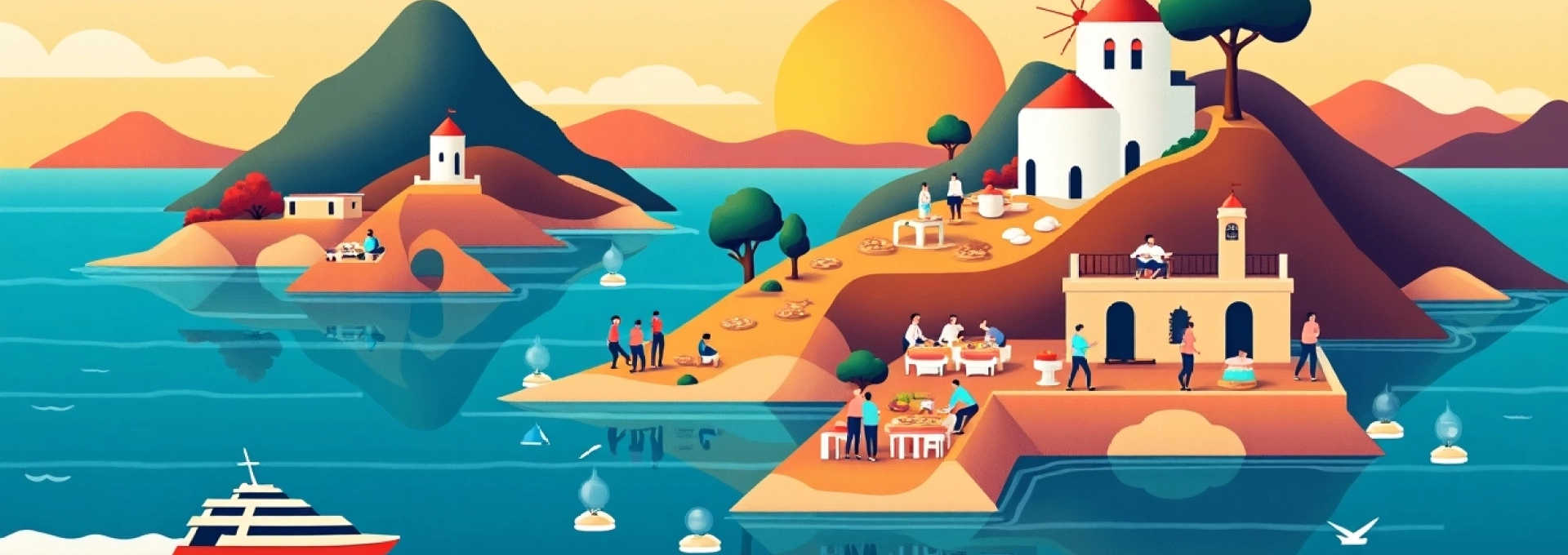 Island hopping in grecia