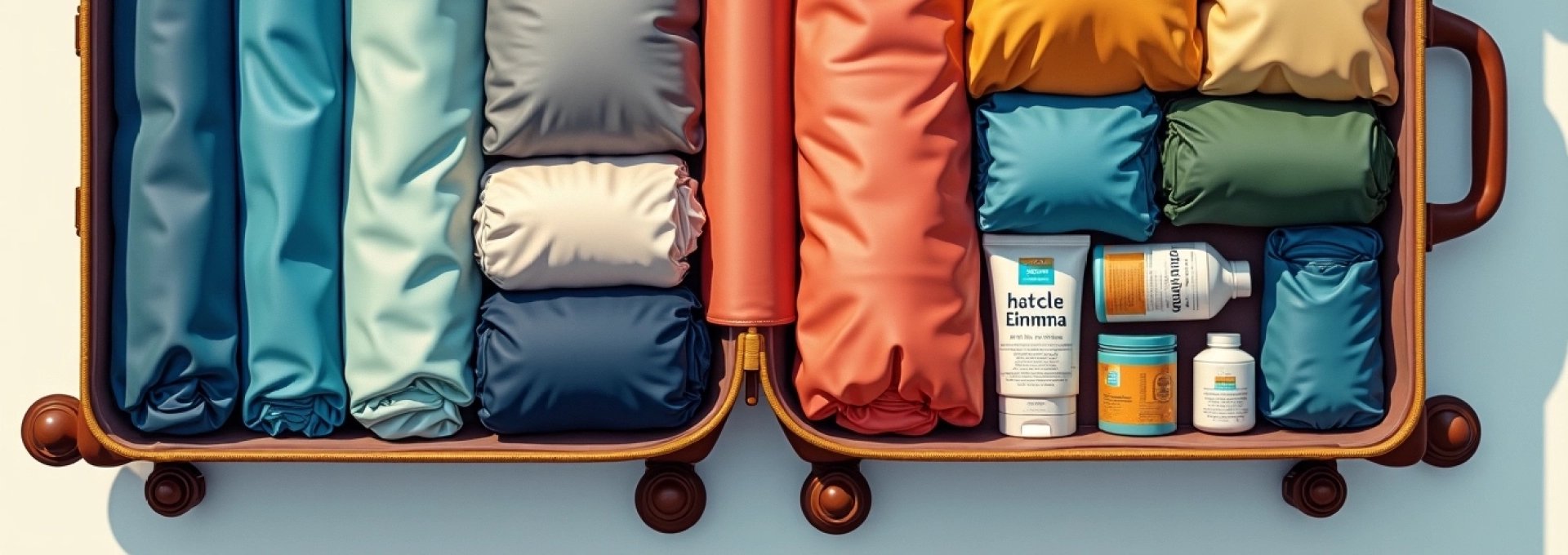 10 trucchi per preparare la valigia perfetta