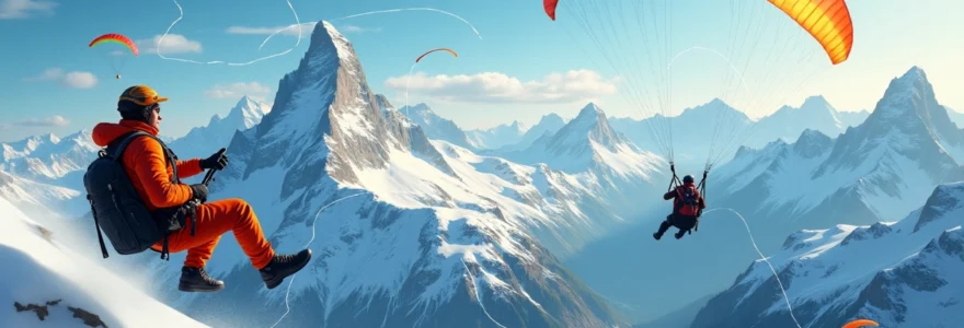 avventura in parapendio in Svizzera